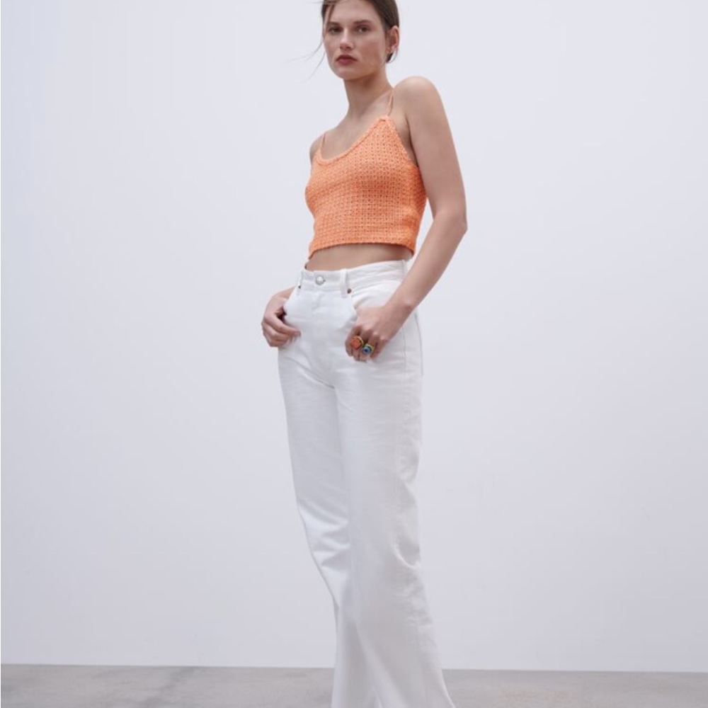 Knit crop top